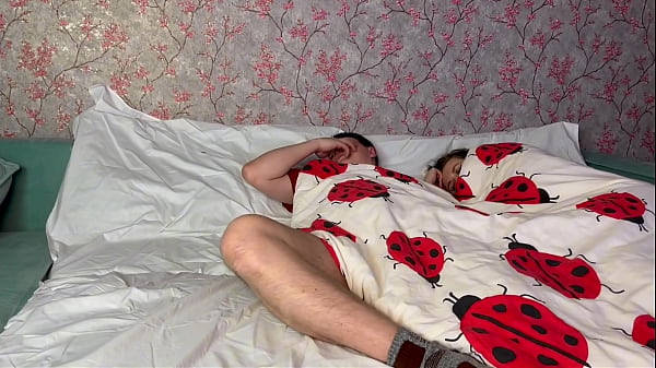 Guy Fucks Big Tit Stepsister While Wife Lies Next To Him